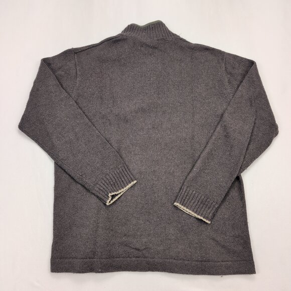 Columbia Men's Half-Zip Stripe Sweater L - Picture 3 of 11